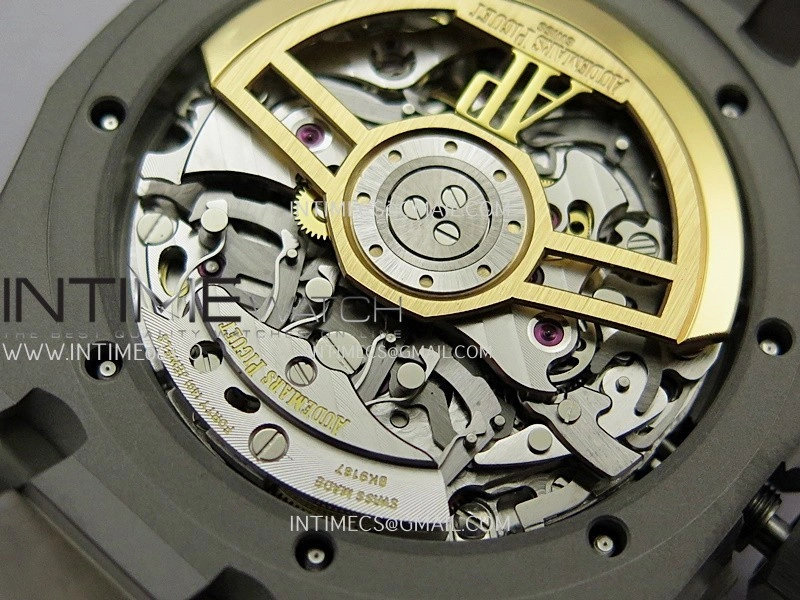 Royal Oak Chrono 26240 SS ZF 1:1 Best Edition Green Dial On SS Bracelet Super Clone DD4401