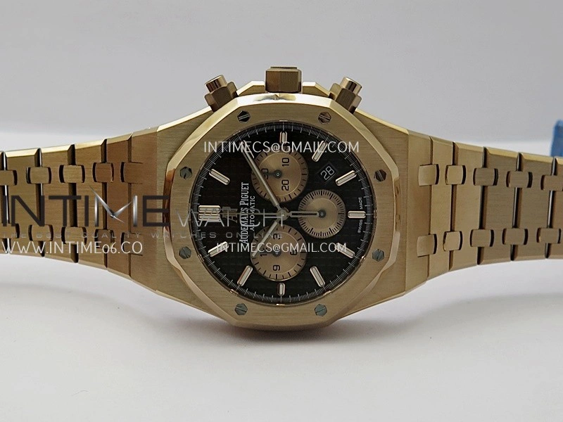 Royal Oak Chrono 26331 RG APSF 1:1 Best Edition Brown Dial RG Subdial On RG Bracelet A2385