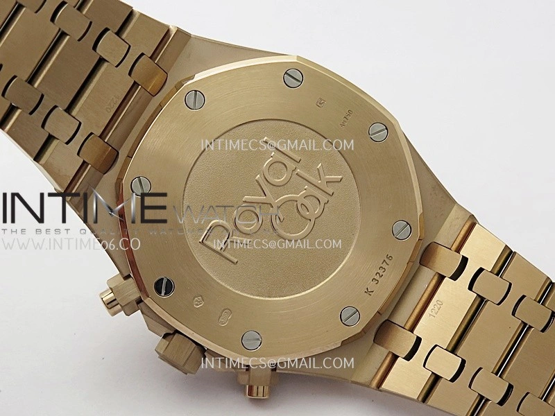 Royal Oak Chrono 26331 RG APSF 1:1 Best Edition Brown Dial RG Subdial On RG Bracelet A2385