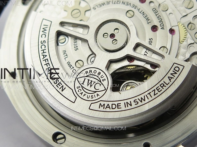 Portuguese Chrono IW371620 AZF 1:1 Best Edition White Blue Dial on Blue Leather Strap A69355