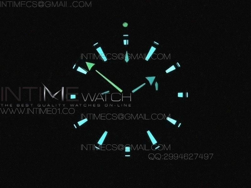 Planet Ocean Master Chronometer Chrono SS OM 1:1 Best Edition Black Dial on Blue Leather Strap A9900