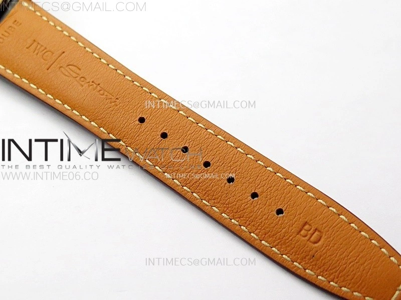 Portugieser Chrono Classic 42 IW3904 RG AZF 1:1 Best Edition Blue dial on Brown Leather Strap A7750