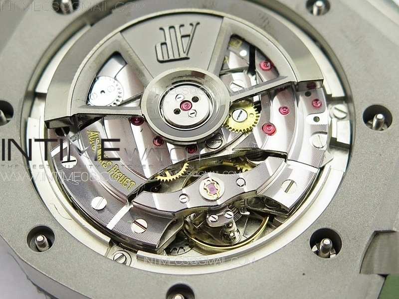 Royal Oak Offshore ‘Combat’ 44mm APSF 1:1 Best Edition Green Ceramic Bezel on Camo Rubber Strap A3126