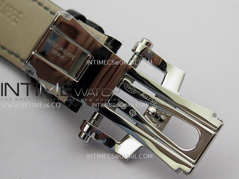 Nautilus 5711 Gain Weight DDF 1:1 Best Edition Gray Textured Dial On Black Leather Strap Super Clone DD324