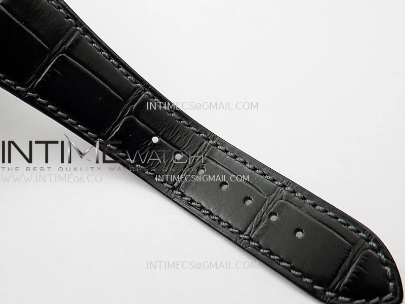 Nautilus 5711 Gain Weight DDF 1:1 Best Edition Gray Textured Dial On Black Leather Strap Super Clone DD324