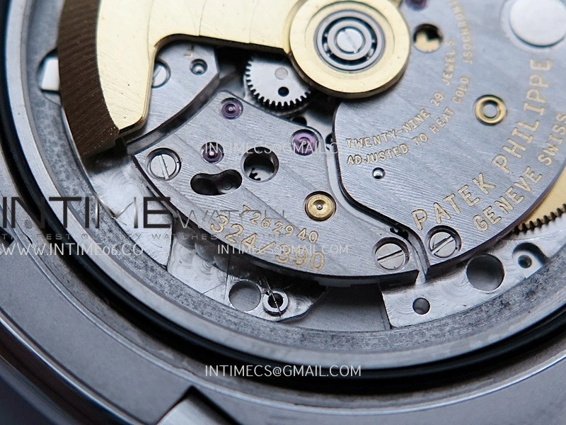 Nautilus 5711 Gain Weight DDF 1:1 Best Edition Gray Textured Dial On Black Leather Strap Super Clone DD324