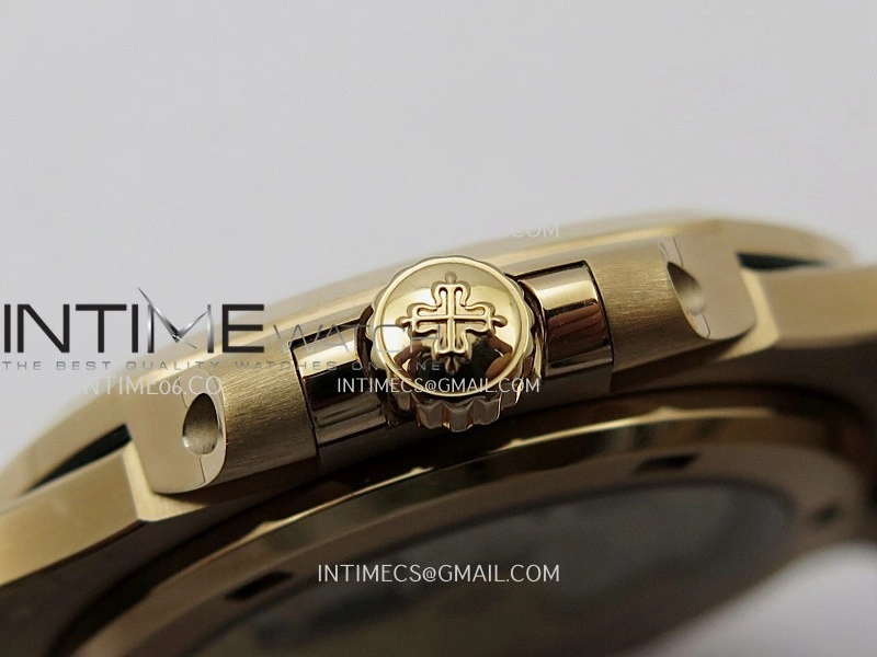 Nautilus 5711 Gain Weight DDF 1:1 Best Edition Gray Textured Dial On Black Leather Strap Super Clone DD324
