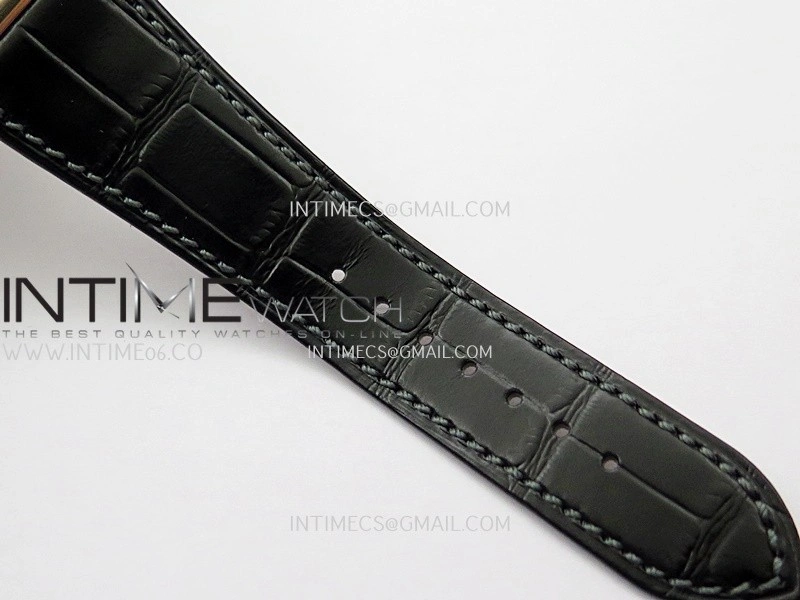 Nautilus 5711 Gain Weight DDF 1:1 Best Edition Gray Textured Dial On Black Leather Strap Super Clone DD324