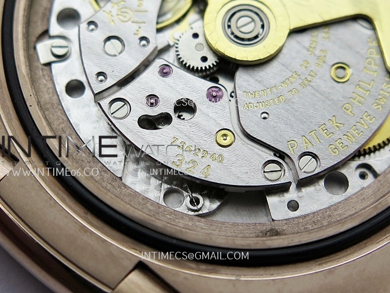Nautilus 5711 Gain Weight DDF 1:1 Best Edition Gray Textured Dial On Black Leather Strap Super Clone DD324