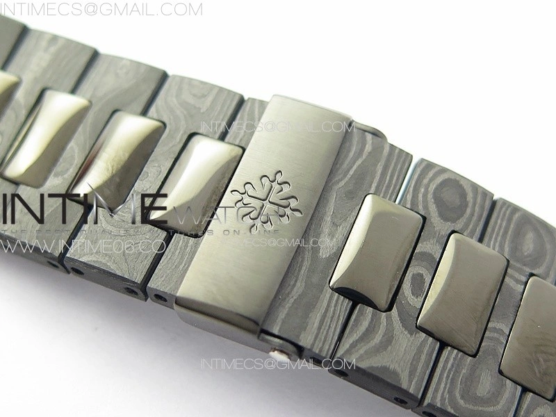 Nautilus 5711 DIW Carbon DIWF 1:1 Best Edition Black Textured Dial on Carbon PVD Bracelet 324CS