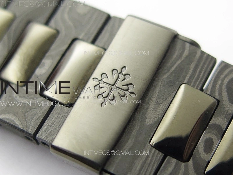 Nautilus 5711 DIW Carbon DIWF 1:1 Best Edition Black Textured Dial on Carbon PVD Bracelet 324CS