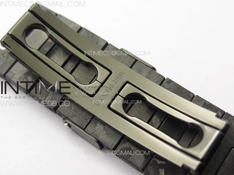 Nautilus 5711 DIW Carbon DIWF 1:1 Best Edition Black Textured Dial on Carbon PVD Bracelet 324CS