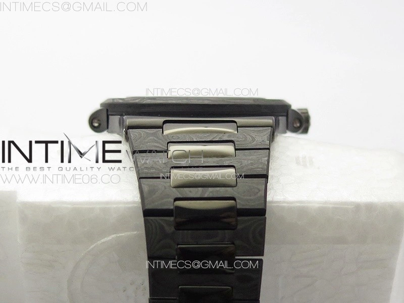 Nautilus 5711 DIW Carbon DIWF 1:1 Best Edition Black Textured Dial on Carbon PVD Bracelet 324CS