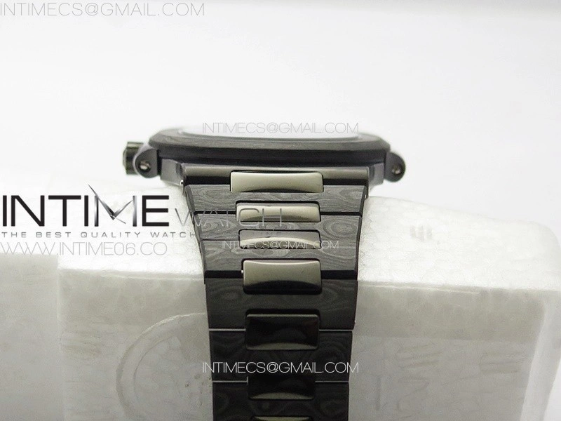 Nautilus 5711 DIW Carbon DIWF 1:1 Best Edition Black Textured Dial on Carbon PVD Bracelet 324CS