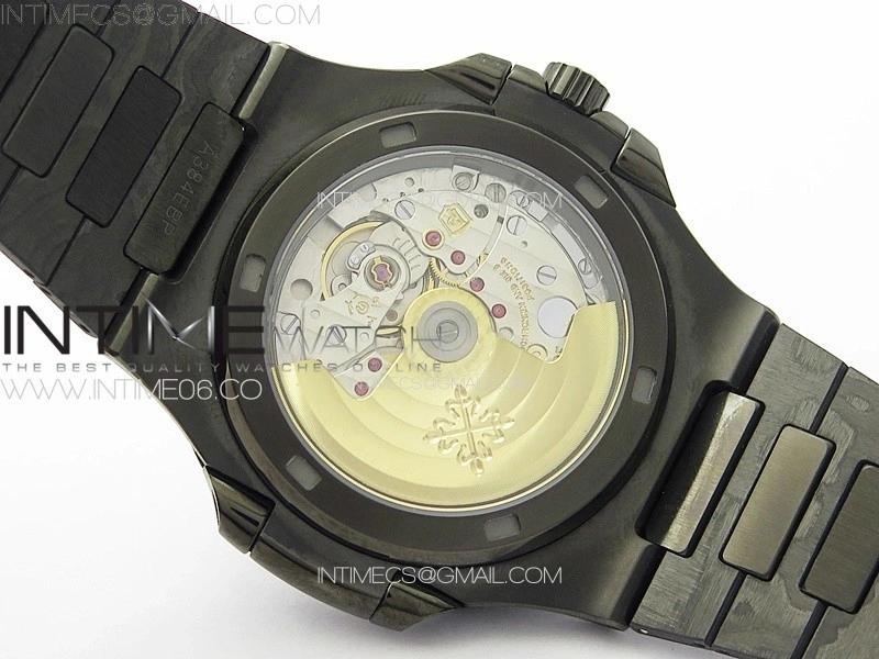 Nautilus 5711 DIW Carbon DIWF 1:1 Best Edition Black Textured Dial on Carbon PVD Bracelet 324CS