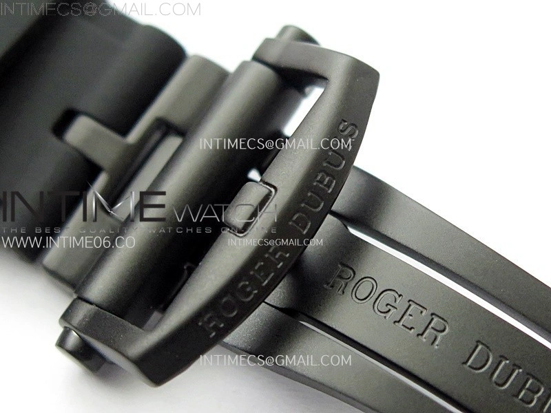 Excalibur Rddbex0815 DLC Ti BBR Best Edition Black Skeleton Dial on Black Rubber Strap Asian RD505SQ