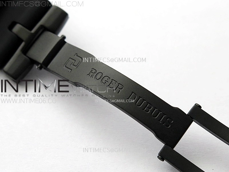 Excalibur Rddbex0815 DLC Ti BBR Best Edition Black Skeleton Dial on Black Rubber Strap Asian RD505SQ