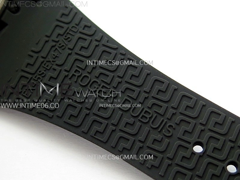Excalibur Rddbex0815 DLC Ti BBR Best Edition Black Skeleton Dial on Black Rubber Strap Asian RD505SQ