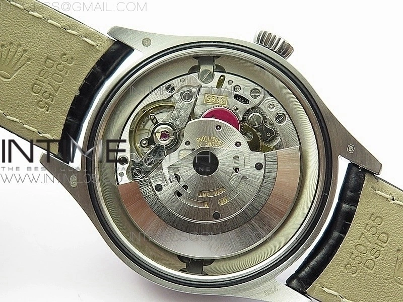 Cellini 50519 Real Date SS BP Best Edition Black Dial Sticks Markers on Black Leather Strap SA3165