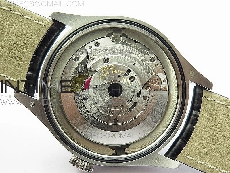 Cellini 50519 Real Date SS BP Best Edition Black Dial Sticks Markers on Black Leather Strap SA3165