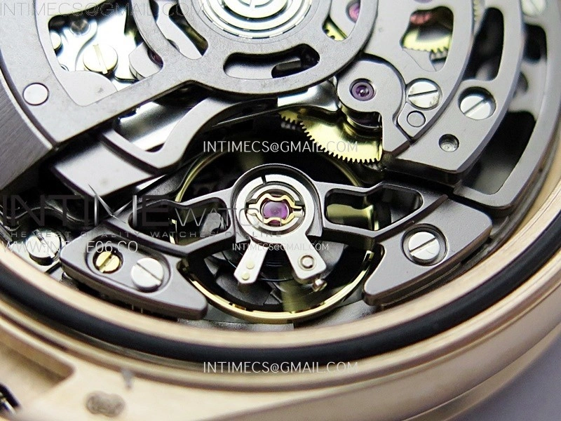 Blacken Daytona RG Rainbow Bezel GETF Best Edition Skeleton Dial on Rubber Strap SA4130