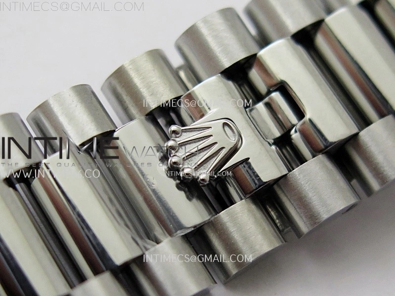 Day Date 228239 40mm 904L SS T Dia Bezel QF Gain Weight Blue Dial T Dia Markers on SS President Bracelet A2836