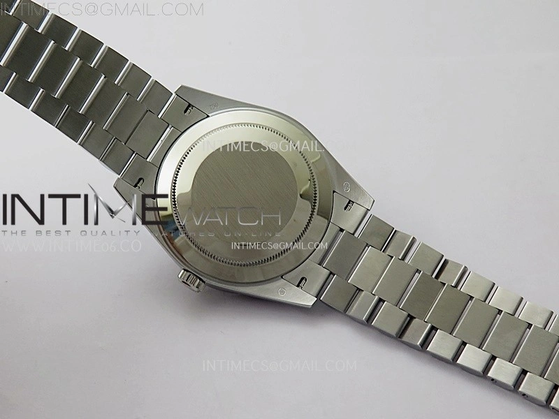 Day Date 228239 40mm 904L SS T Dia Bezel QF Gain Weight Blue Dial T Dia Markers on SS President Bracelet A2836
