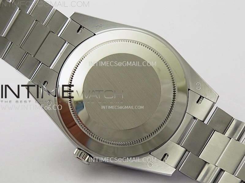 Day Date 228239 40mm 904L SS T Dia Bezel QF Gain Weight Blue Dial T Dia Markers on SS President Bracelet A2836
