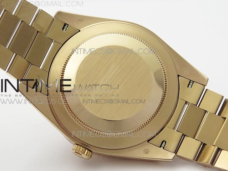 Day-Date 40mm 228239 BP New Dial Version 904 RG Brown T Crystal Markers Dial on RG President Bracelet A2836