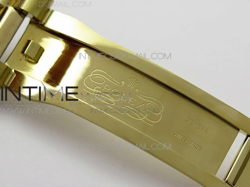 Day-Date 40mm 228239 BP New Dial Version 904 YG Ice Blue Sticks Markers Dial on YG President Bracelet A2836