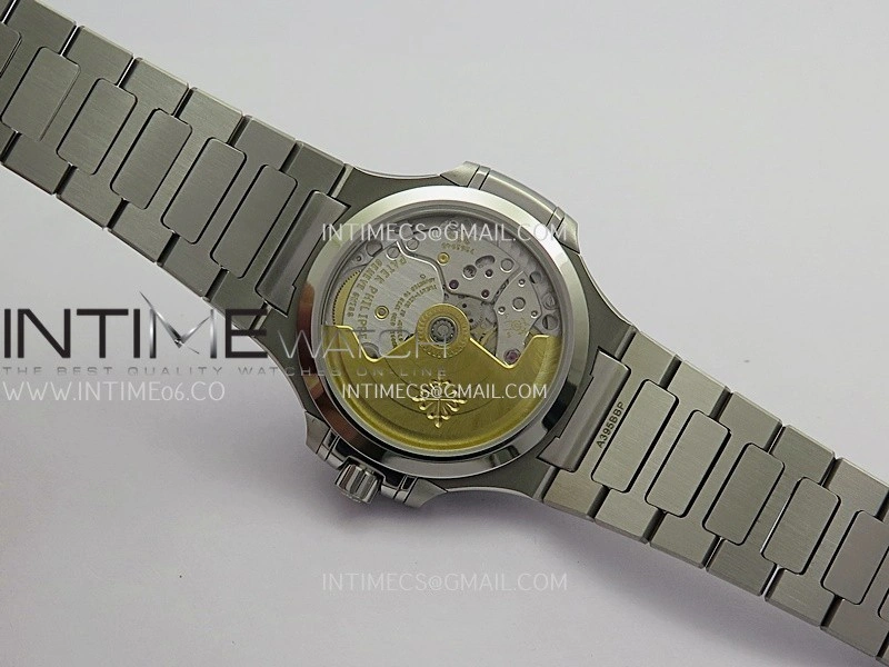 Nautilus 7118 Ladies Diamond Bezel SS DDF 1:1 Best Edition Blue Dial On SS Bracelet Super Clone DD324