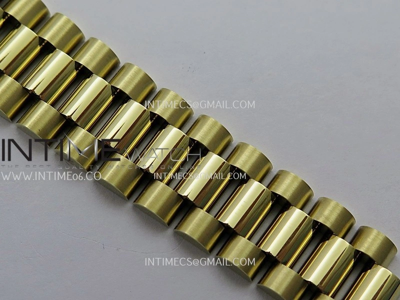 DateJust 31mm Diamond Bezel YG GMF Best Edition Red Ombre Dial On YG President Bracelet A2824