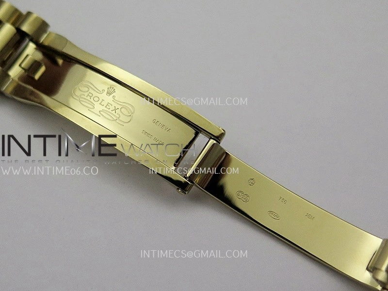 DateJust 31mm Diamond Bezel YG GMF Best Edition Red Ombre Dial On YG President Bracelet A2824
