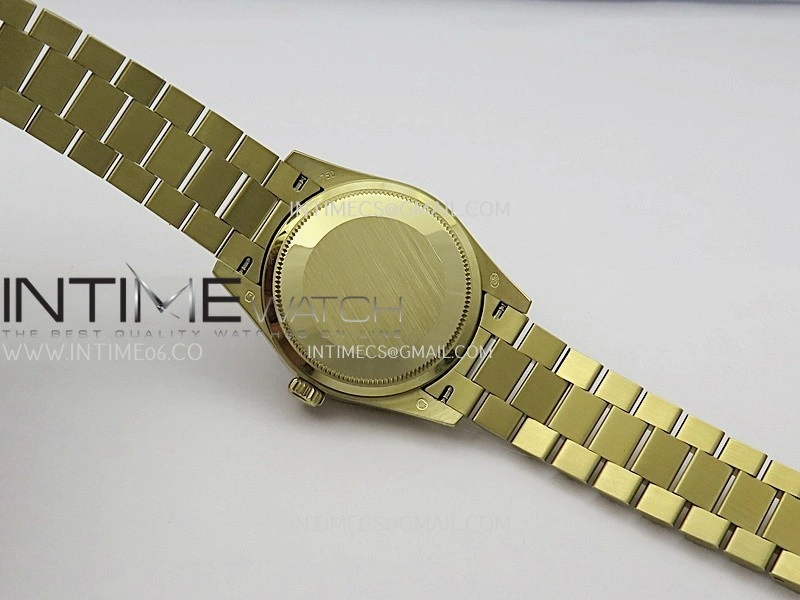 DateJust 31mm Diamond Bezel YG GMF Best Edition Red Ombre Dial On YG President Bracelet A2824