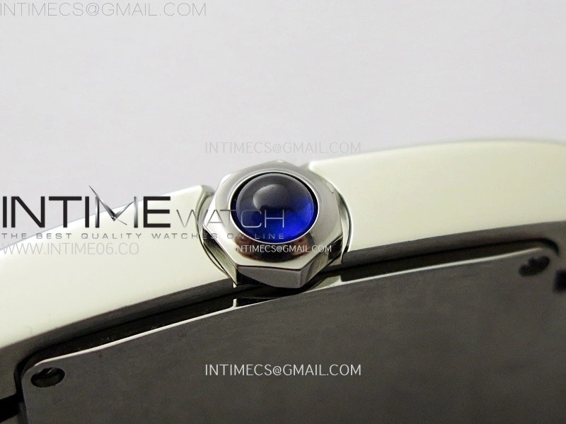 Tank Francaise Ladies 27mm Diamonds Bezel SS 8848F 1:1 Best Edition Silver Dial on SS Bracelet Ronda Quartz