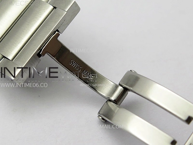 Tank Francaise Ladies 27mm Diamonds Bezel SS 8848F 1:1 Best Edition Silver Dial on SS Bracelet Ronda Quartz