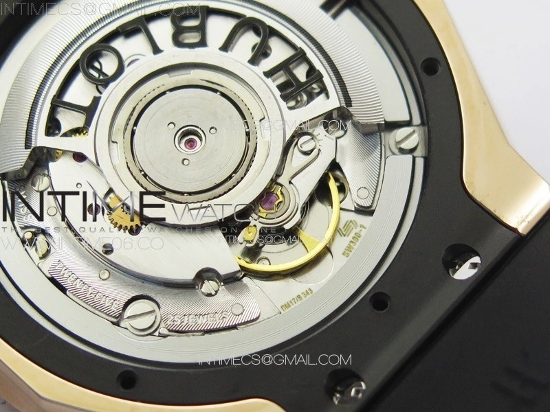 Classic Fusion Orlinski SS Full Real Diamonds RG B50F 1:1 Best Edition White Faceted Dial on Black Rubber Strap A2892