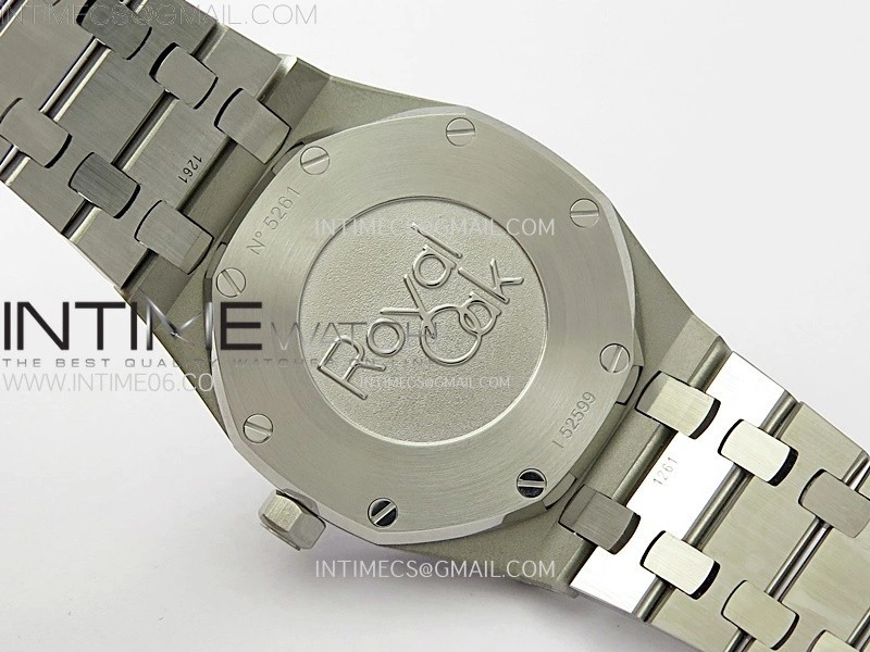 Lady Royal Oak 33mm 67651 Diamonds SS ZF 1:1 Best Edition Purple Textured Dial on SS Bracelet RONDA Quartz