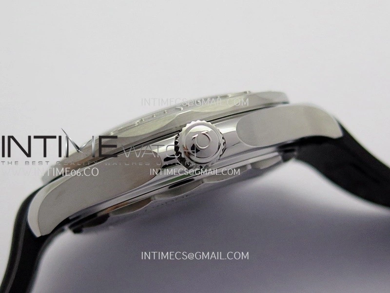 Seamaster 300M Diver 42mm SS ORF Best Edition Gray Dial On Black Rubber Strap Super Clone 8806