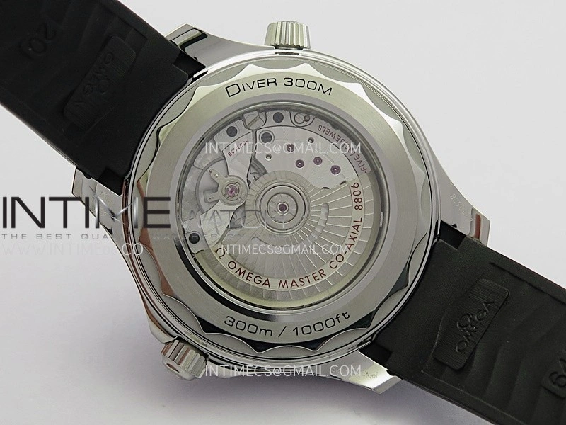 Seamaster 300M Diver 42mm SS ORF Best Edition Gray Dial On Black Rubber Strap Super Clone 8806