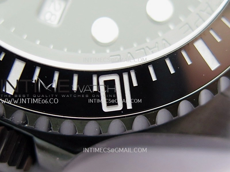 Sea-Dweller 126660 Blaken Style01 BP Best Edition Black Dial On DLC Bracelet SH3135