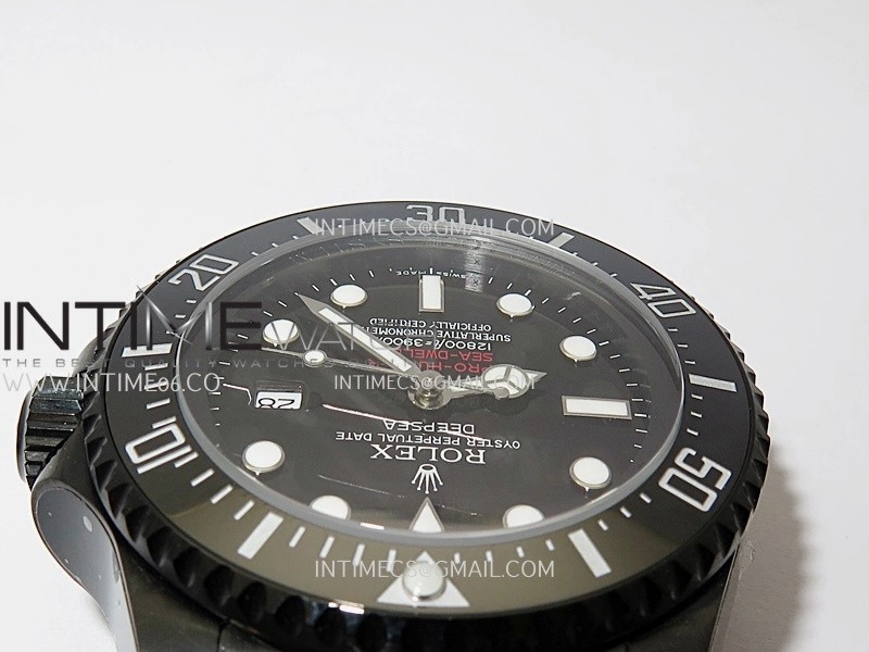 Sea-Dweller 126660 Blaken Style01 BP Best Edition Black Dial On DLC Bracelet SH3135