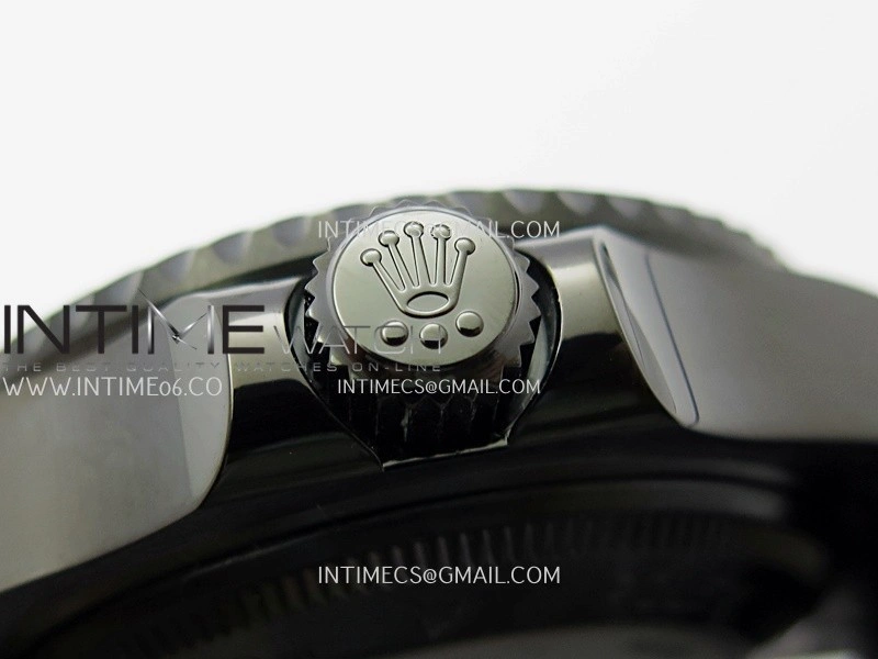Sea-Dweller 126660 Blaken Style01 BP Best Edition Black Dial On DLC Bracelet SH3135
