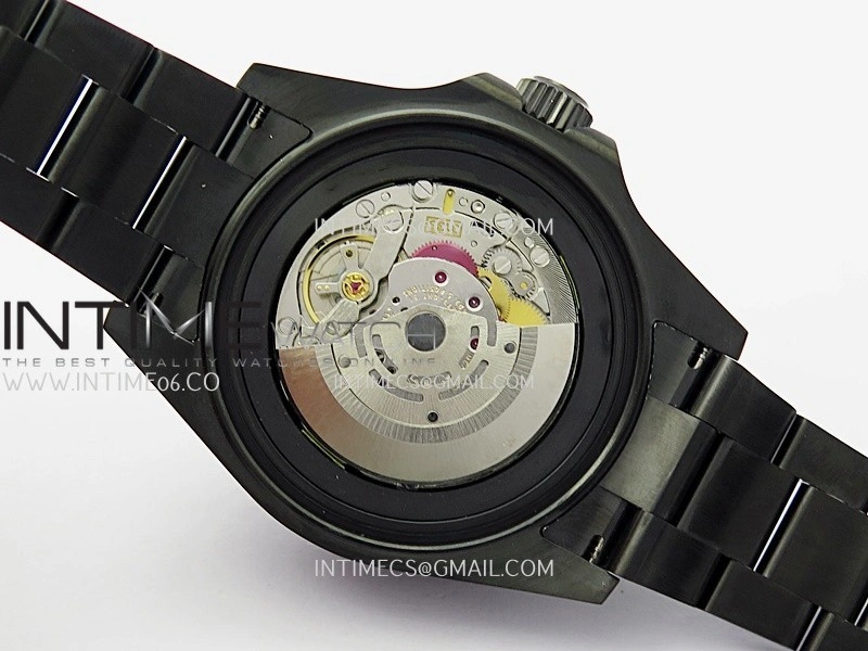 Sea-Dweller 126660 Blaken Style01 BP Best Edition Black Dial On DLC Bracelet SH3135