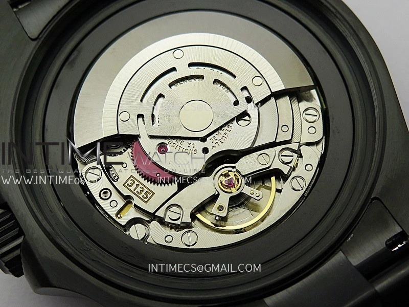 Sea-Dweller 126660 Blaken Style01 BP Best Edition Black Dial On DLC Bracelet SH3135