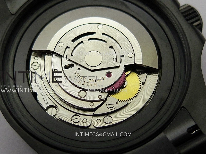 Sea-Dweller 126660 Blaken Style01 BP Best Edition Black Dial On DLC Bracelet SH3135