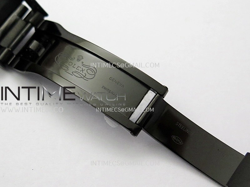 Sea-Dweller 126660 Blaken Style02 BP Best Edition Black Dial On DLC Bracelet SH3135
