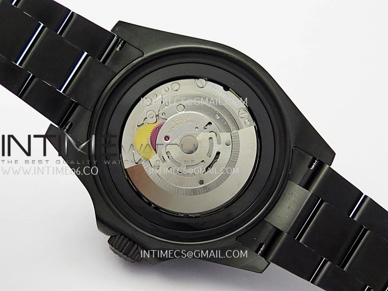 Sea-Dweller 126660 Blaken Style02 BP Best Edition Black Dial On DLC Bracelet SH3135