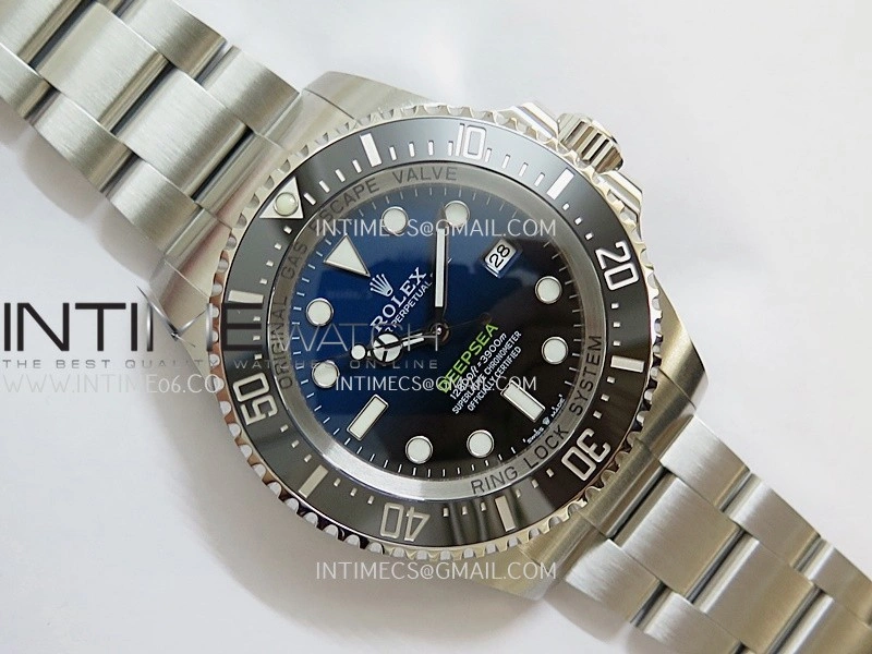 Deep Sea Dweller 136660 904L Steel 3EF 1:1 Best Edition D-Blue Dial on SS Bracelet VR3235