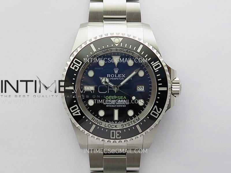 Deep Sea Dweller 136660 904L Steel 3EF 1:1 Best Edition D-Blue Dial on SS Bracelet VR3235